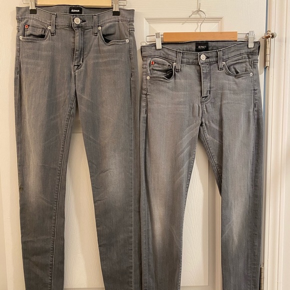 HUDSON Gray Washed Out Skinny Leg Jeans - Picture 2 of 8